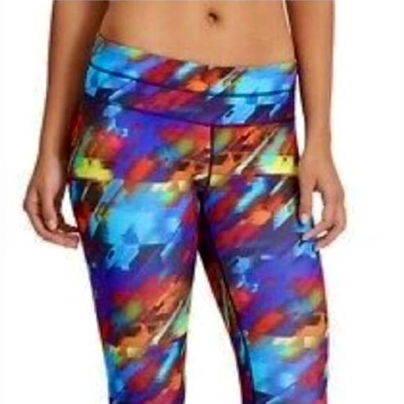 Athleta women's Colorburst Sonar 7/8 length leggings tights size XS - Picture 1 of 11